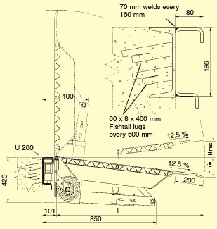 Technical sack detail