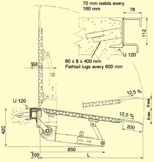 Technical sack detail