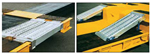 Aluminium Low loader ramp