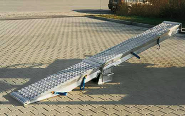 Aluminium Low loader ramp