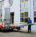 Spring assistance for aluminium loading ramps