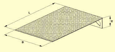 Wheelchair entrance ramp